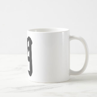 Caneca De Café Caráter chinês: ming, significando: brilhante,