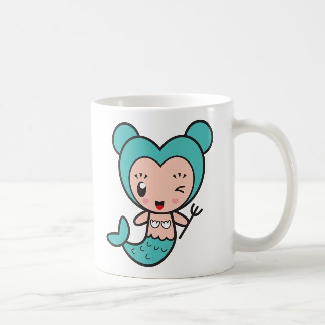 Caneca De Café Caráter de sinal da estrela - peixes (Direita)