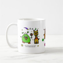 carateres abc - mug "alfabeto"