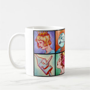 Caneca de café - caráteres Assorted