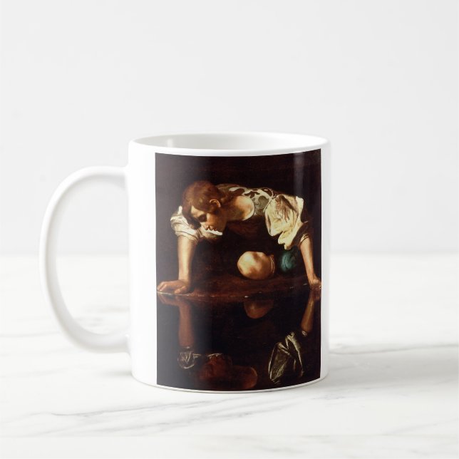 Caneca De Café CARAVAGGIO - Narciso 1598 (Esquerda)