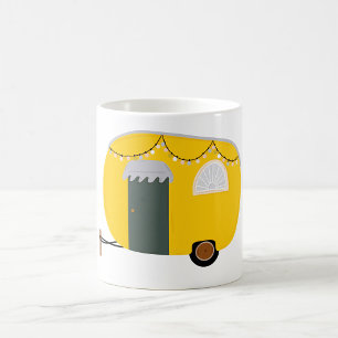 Caneca De Café Caravana Amarelo-Cinto