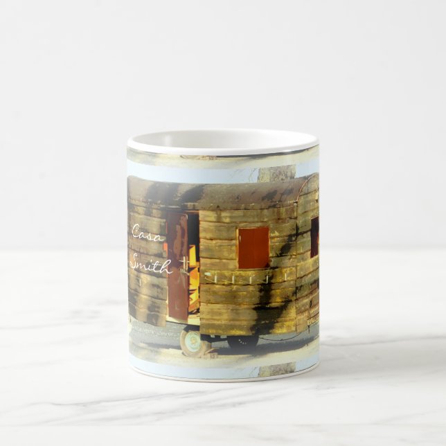 Caneca De Café Caravana cigana meteorizada Thunder_Cove qualquer  (Centro)