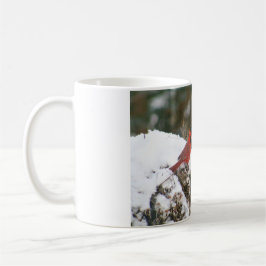 Caneca De Café Cardeal de Snowy Bush