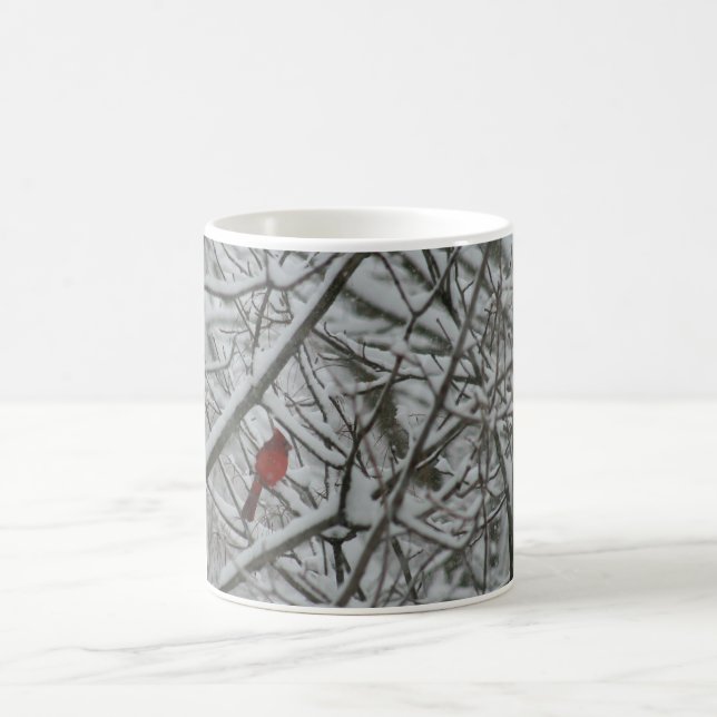 Caneca De Café Cardeal na neve (Centro)