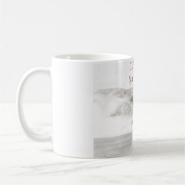 Caneca De Café Cardeal Vermelho "Estou Sempre Com Você"