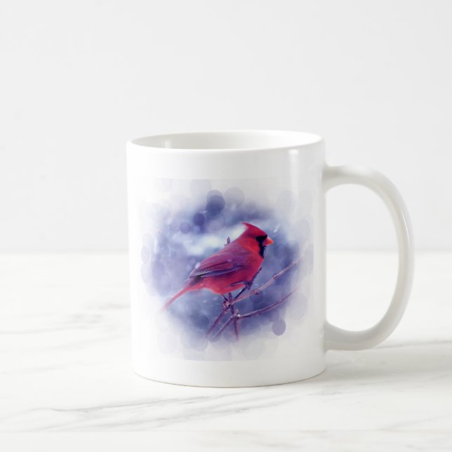 Caneca De Café Cardeal Vermelho na Blizzard (Direita)