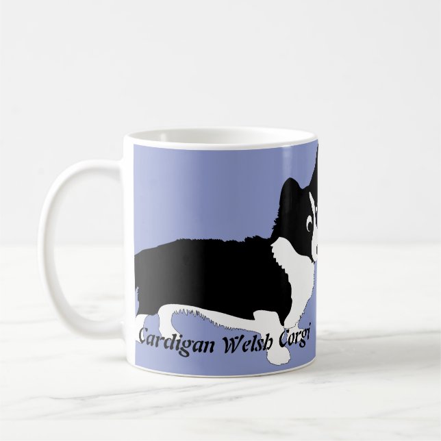 Caneca De Café Cardigan Welsh Corgi (Esquerda)