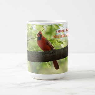 Caneca De Café Cardinais aparecem quando anjos estão perto!