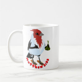 Caneca De Café CARDINAL DE CRISTA VERMELHA DO HAVAÍ—versículo bíb