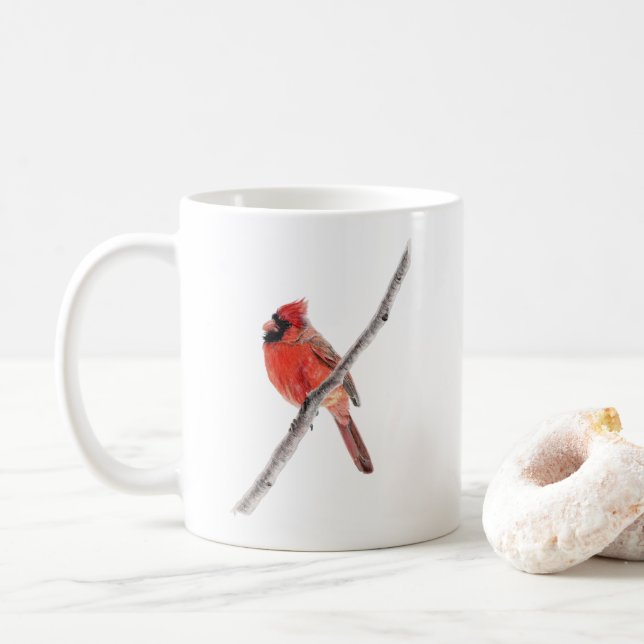 Caneca De Café Cardinal do norte (Com Donut)