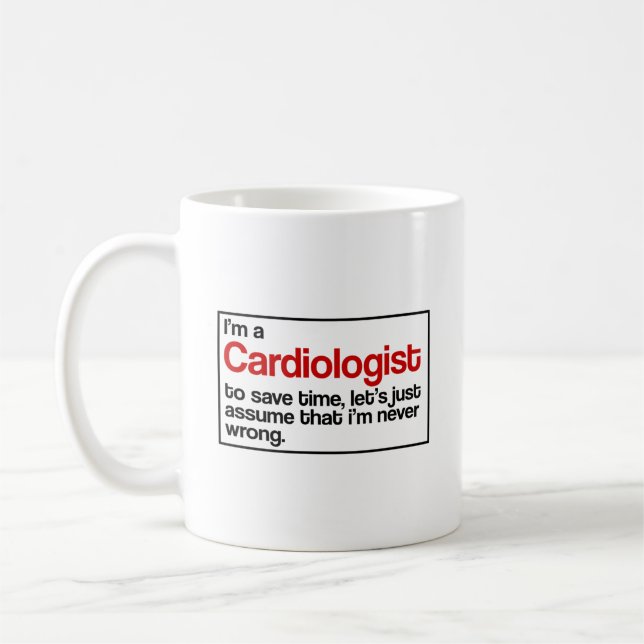 Caneca De Café Cardiologista (Esquerda)