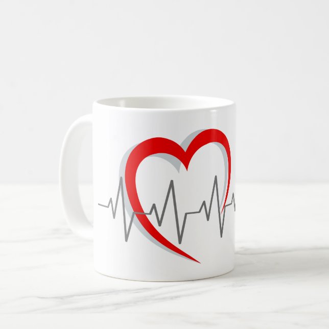 Caneca De Café Cardiologista (Frente Esquerda)
