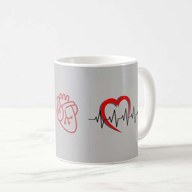 Caneca De Café Cardiologista (Frente Esquerda)