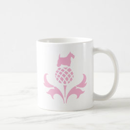 Caneca De Café Cardo cor-de-rosa do Scottie