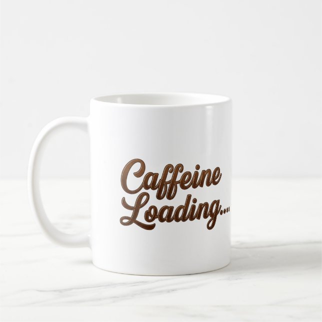 Caneca De Café Carga de Cafeína... (Esquerda)
