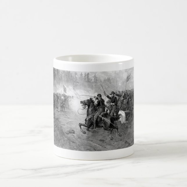 Caneca De Café Carga de cavalaria da união -- Guerra civil (Centro)