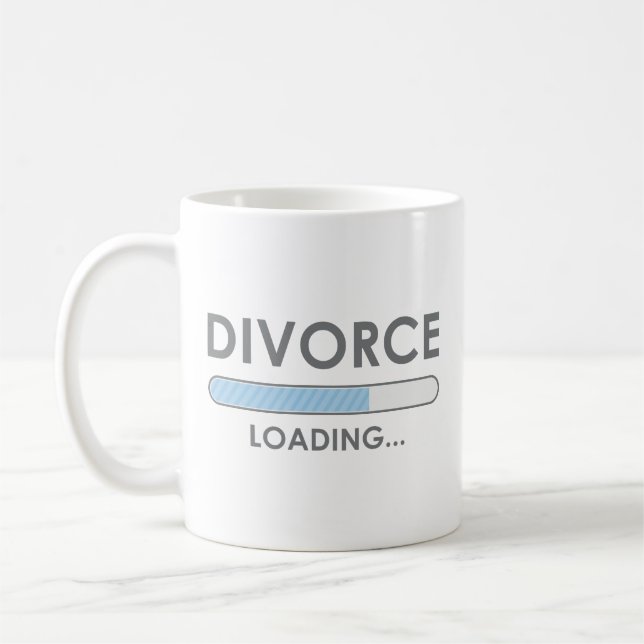 Caneca De Café Carga de Divórcio (Esquerda)