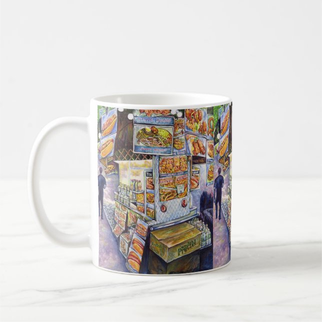 Caneca De Café Carga de trabalho artística extraordinária (Esquerda)