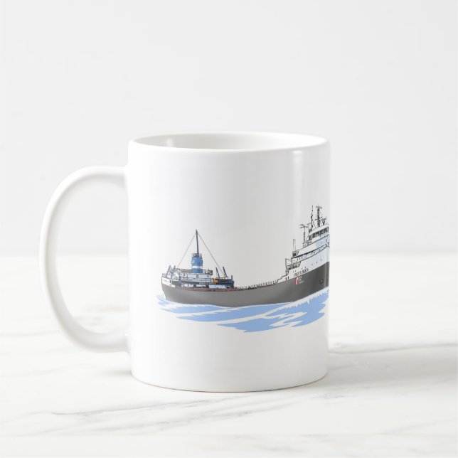 Caneca De Café Cargueiro dos Lagos excelentes Ernest R. Breech Ro (Esquerda)