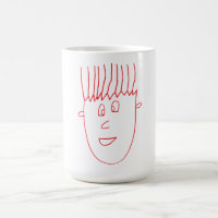 Caricatura Young Man Mug
