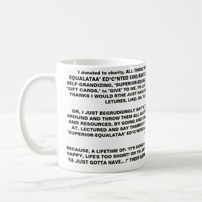 CANECA DE CAFÉ CARIDADE (Esquerda)