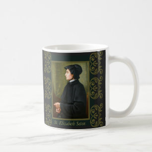 Caneca De Café Caridade do rosário da irmã do St. Elizabeth Ann