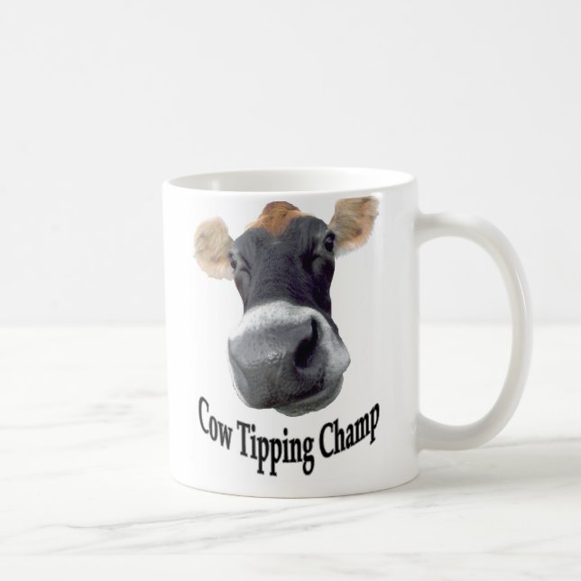 Caneca De Café Carimbo de Dica de Vaca (Direita)