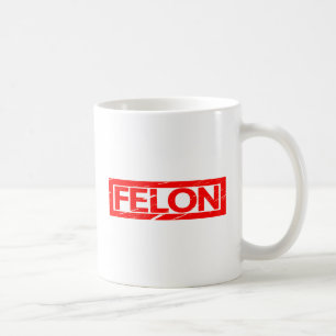 Caneca De Café Carimbo Felon