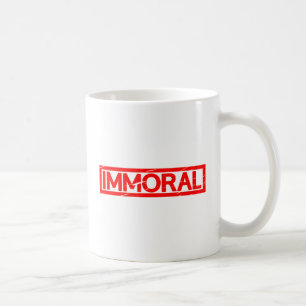 Caneca De Café Carimbo imoral