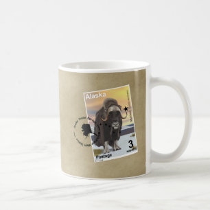 Caneca De Café Carimbo Muskox Souvenir
