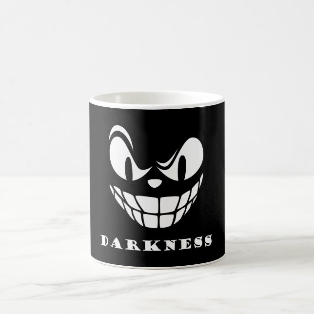 Caneca De Café Carinha do monstro das trevas (Centro)