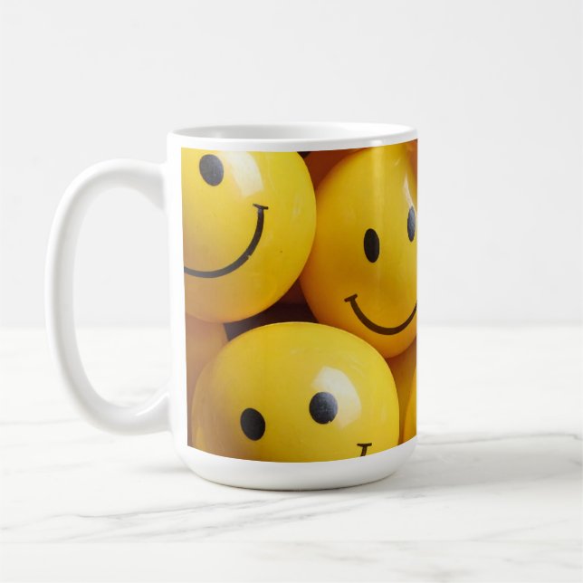 Caneca De Café carinha sorridente (Esquerda)