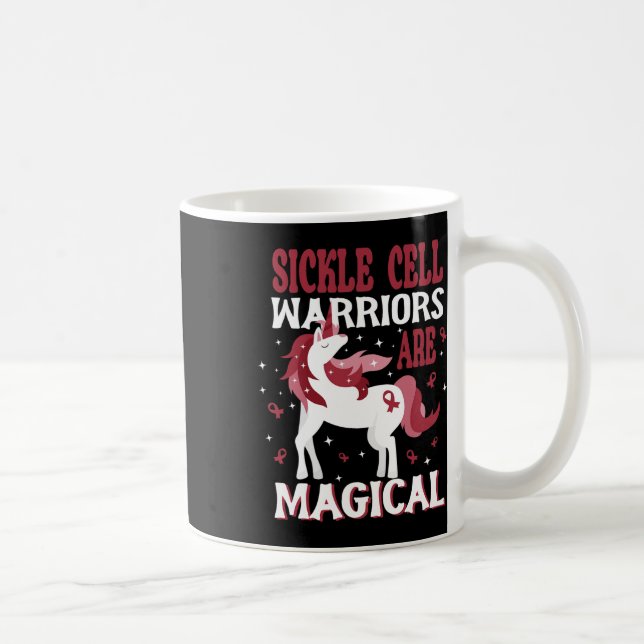 Caneca De Café Carinhoso Guerreiro de Células Falsiformes do Unic (Direita)