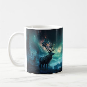 Caneca De Café Cariou Sob As Luzes Do Norte