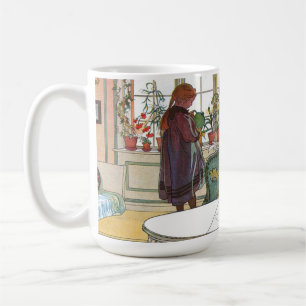 Caneca De Café Carl Larsson - Flores Na Janela