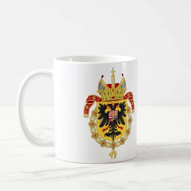 Caneca De Café Carlos V como Santo Imperador Romano da Espanhas (Esquerda)