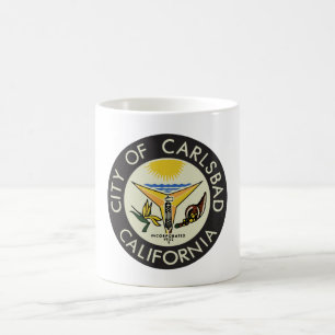 Caneca De Café Carlsbad (Califórnia) City Seal