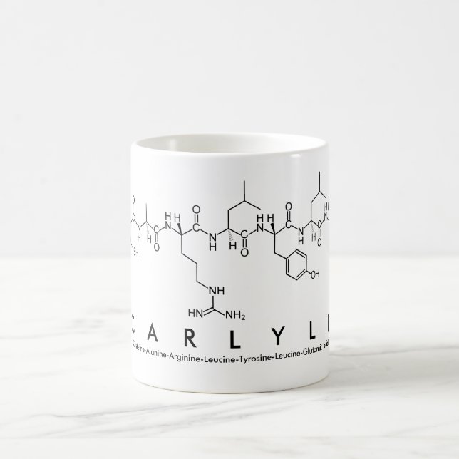 Caneca De Café Carlyle peptide name mug (Centro)