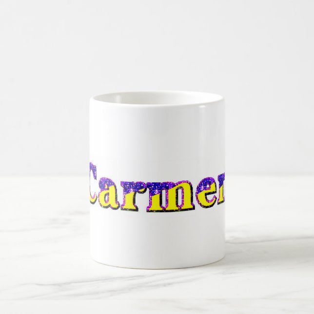 Caneca De Café Carmen Name (Centro)