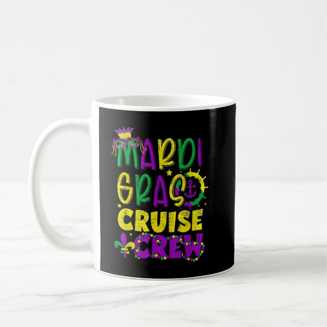 Caneca De Café Carnaval da Família Mardi Gras Cruise 2022 Matchin (Esquerda)
