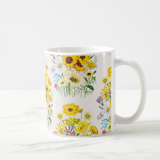 Caneca De Café Carnaval de flores (Direita)