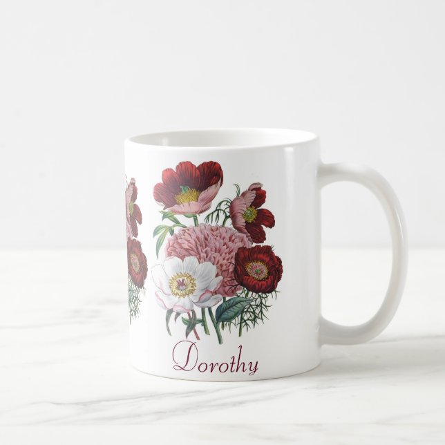 Caneca De Café Carnaval de flores (Direita)