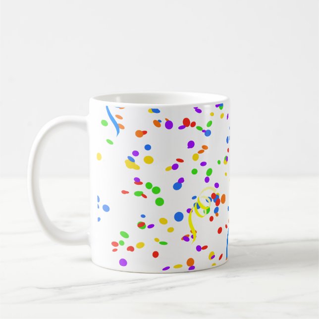 Caneca De Café Carnaval do partido Confetti (Esquerda)