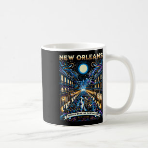 Caneca De Café Carnaval Mardi Gras Nola Nova Orleans Bourbon Nova