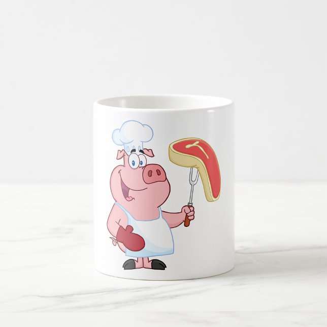 Caneca De Café Carne Cozinhar Suína (Criador carregado)