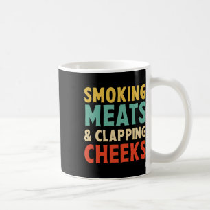 Caneca De Café Carne Fumante E Carne De Churrasco Engraçada
