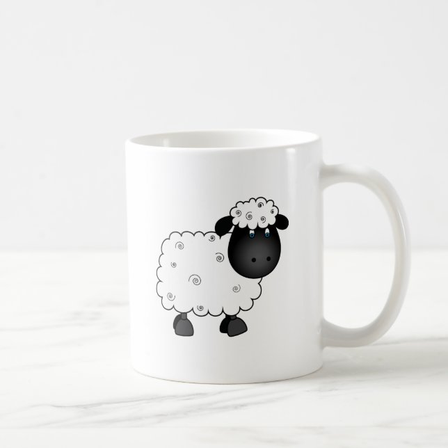 Caneca De Café Carneiros do bebê para a ovelha (Direita)