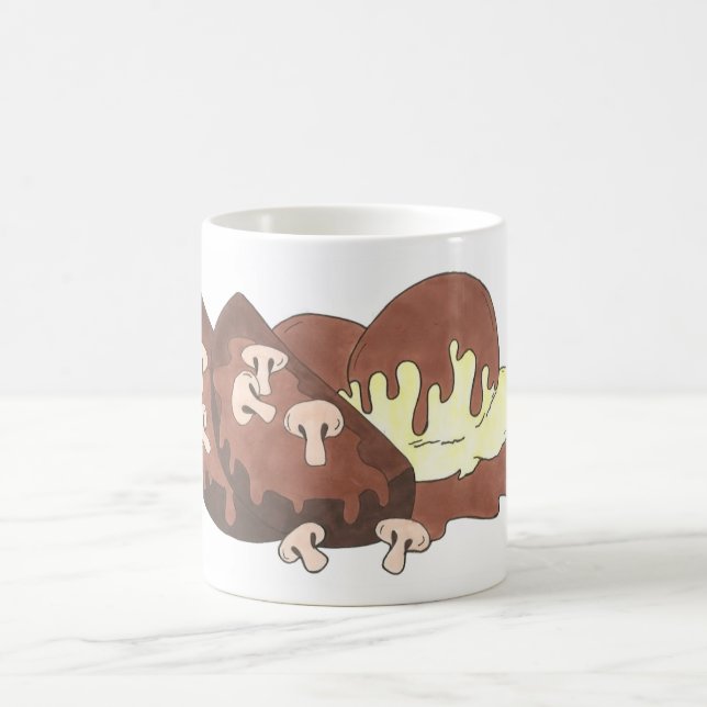 Caneca De Café Carnes De Carnes De Pão De Batatas De Cama De Cama (Centro)