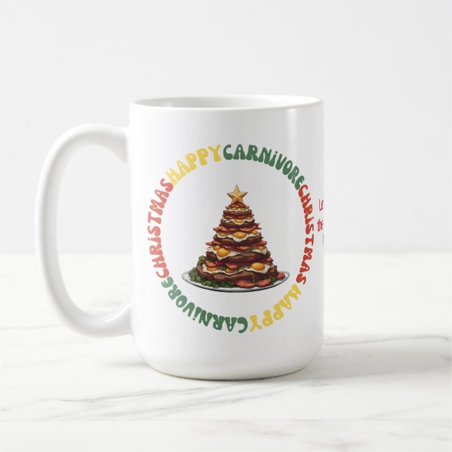 Caneca De Café Carnivore Christmas Mug (Esquerda)